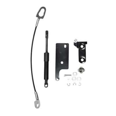 Abbildung von JINGLINGKJ 2015 2019 Hi lux Gun125 AN120 AN130 Revo Spezifische Gasdruckfedern für Heckklappe Kofferraum 1 Stück (Black)
