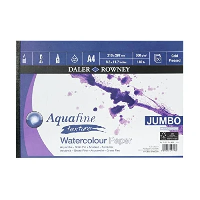 Abbildung von Daler Rowney D431231409 Aquarell Texturblock, Größe A4, 300Gsm