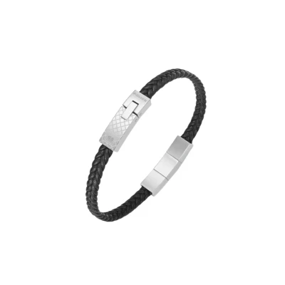 Abbildung von Police PEAGB0039502 Herrenarmband Intersect Schwarz