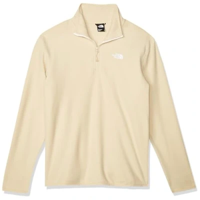 Abbildung von The North Face Glacier 1/4 ZIP Fleecepullover, Herren, Größe: XXL, Gravel