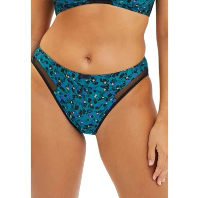 Abbildung von SANS COMPLEXE Damen Complice Briefs, Floral Print Emerald Blue, 44 46 EU