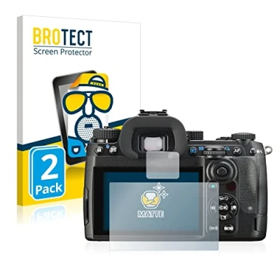 Abbildung von BROTECT Entspiegelungs Schutzfolie für Pentax K 3 Mark III (2 Stück) Matte Displayschutz Folie, Anti Reflex, Fingerprint