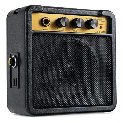 Abbildung von Rocktile GA 5 Jimi Mini Gitarrenverstärker Verstärker (Anzahl Kanäle: 1, W, Betrieb mit Batterie oder Netzteil möglich)