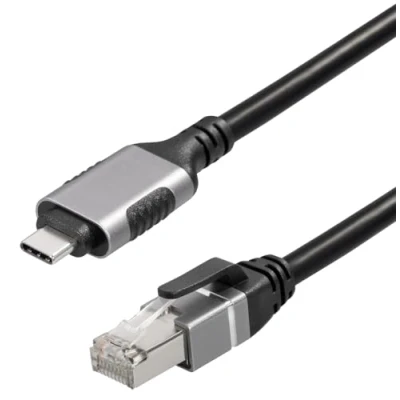 Abbildung von MAXTRACK USB C LAN Adapter C541 1,5L, auf RJ45, Ethernet 1 Gbit/s, Kompatibel mit MacBook, Notebooks, mobilen Geräten, Metalloptik, Portable &amp; Schlank, Plug Play