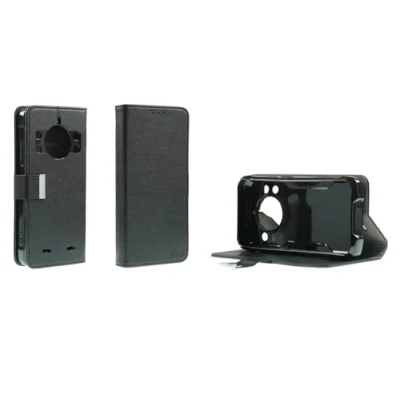 Abbildung von caseroxx Handy Hülle Tasche kompatibel mit Cubot Kingkong 9 Bookstyle Case Wallet in schwarz