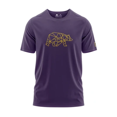 Abbildung von Forsberg Tshirt print, Herren, Größe: Small, Lila gelb