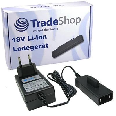 Abbildung von Trade Shop 18V Li Ion Akku Ladegerät Ladestation kompatibel mit Gardena 8025 20 Comfort Wand Schlauchbox 35 roll up Automatic Li, 008A231