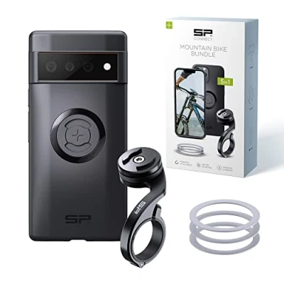 Abbildung von SP CONNECT Mountain Bike Bundle SPC+ kompatibel mit Google Pixel 6 Pro Handyhalter für Mountainbike MTB Handy Halterung Gadget