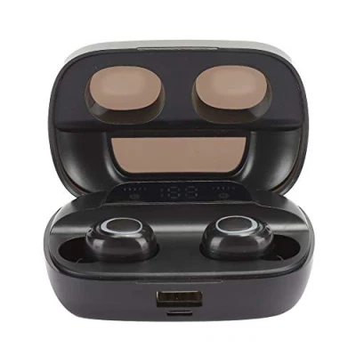Abbildung von Estink Bluetooth Kopfhörer, Touch Invisible Headset TWS True Wireless Eingebautes Mikrofon Ohrhörer, Mit USB C Aufladung 2200 mAh