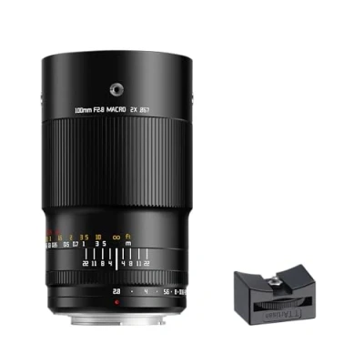 Abbildung von TTArtisan 100mm F2.8 Makro kompatibel mit Canon RF (TTARTISAN10028CFB)