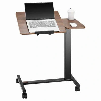 Abbildung von VEVOR Überbetttisch Mobiler Beistelltisch Laptoptisch mit Getränkehalter
