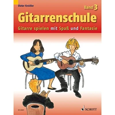 Abbildung von Gitarrenschule: Gitarre spielen mit Spaß und Fantasie Neufassung. Band 3. Gitarre. (Kreidler Gitarrenschule, 3)