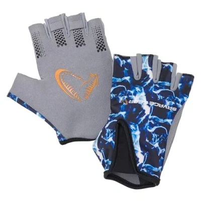 Abbildung von Savage Gear Marine Half Glove XL Angelhandschuhe