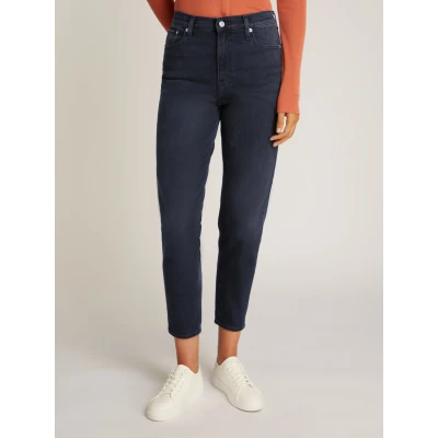 Abbildung von Calvin Klein Jeans MOM Relaxed Fit, Damen, Größe: 25x28, Denim black