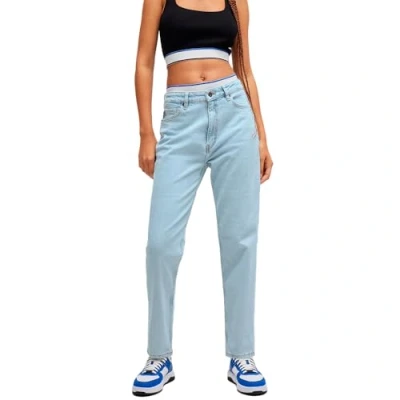 Abbildung von HUGO NOE Jeans Straight Leg, Damen, Größe: 26x30, Turquoise/aqua
