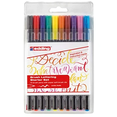 Abbildung von edding 1340 Zen Tangling brushpen set 10ST 47421000