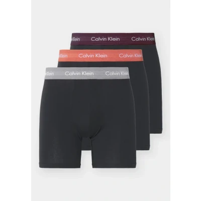 Abbildung von Calvin Klein Underwear Brief 3 PACK Panties, Herren, Größe: Small, Rock ridge/fudge/bruchetta