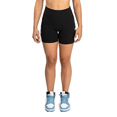 Abbildung von Venum Damen Essentials Biker Shorts Shorts, Schwarz, L Lang EU