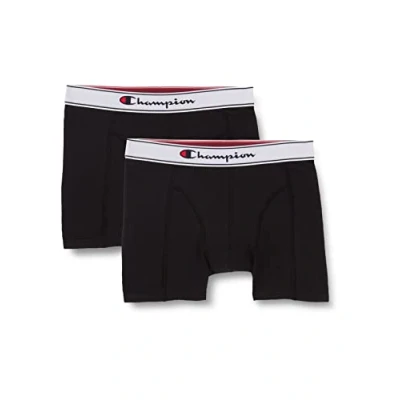 Abbildung von Champion Herren Retroshorts Seasonal Solid Color X2, Schwarz, M