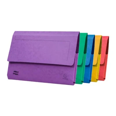 Abbildung von Europa Dokumentenmappe halbe Klappe 300 Mikron Kapazität 32 mm Folio Format 25 Stück Farbauswahl A