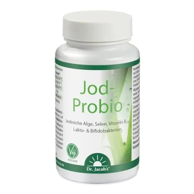 Abbildung von Dr. Jacob&#039;s Jod Probio Selen B12 Milchsäurebakterien vegan