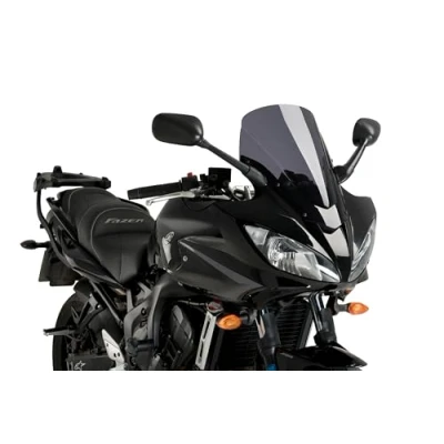Abbildung von Puig 4366F Kuppel Racing Yamaha FZ6 Fazer s2 07 10, Transparent/Dunkelgrau Rauch