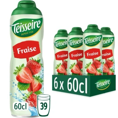 Abbildung von 6 Sirup Erdbeere Teisseire x 0,6L