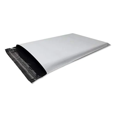 Abbildung von UniversGraphique, 100 Versandtaschen A4 250 x 350 mm Warensendung Wasserdicht Versandbeutel Weiß Plastik Blickdicht Selbstklebend Umweltschutz Geschenktasche Dünner 13g Kunststoffumschlag