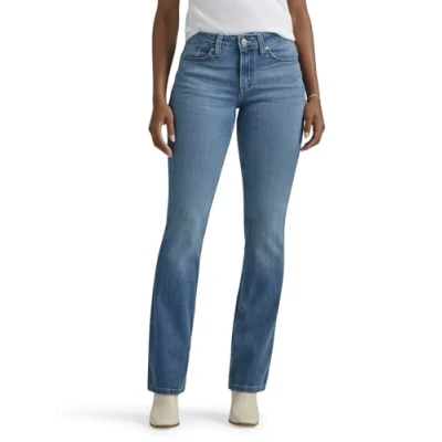 Abbildung von Lee Damen Regular Fit Bootcut Jeans, Heritage Fade, 44 Kurze Schlauch