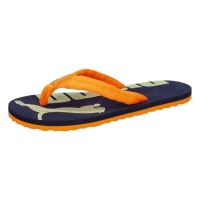 Abbildung von PUMA Epic FLIP V2 JR Flipflop, New Navy Pistachio Green ORANGE GLO, 39 EU