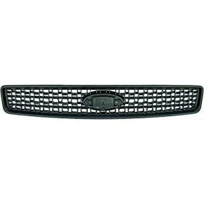 Abbildung von DIEDERICHS 1475140 Kühlergrill schwarz ohne Rahmen FORD: Fusion Kombi (JU2) 1.4, 1.6, 1.6 TDCi, 1.25 2002 2012