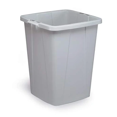 Abbildung von 6 x Durable Abfalltonne Durabin 90 grau 90l
