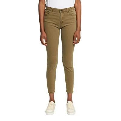 Abbildung von Esprit Damen 992CC1B331 Hose, 350/KHAKI Green, 34/32