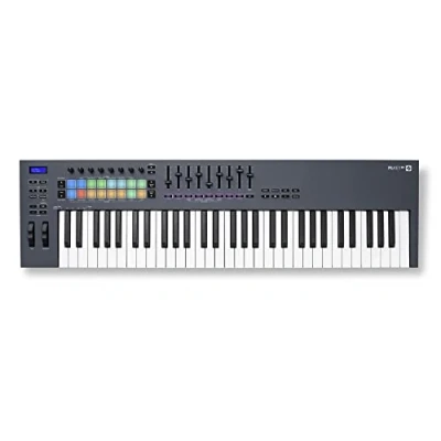 Abbildung von Novation FLkey 61 MIDI Controller Keyboard — Nahtlose Integration in FL Studio, mit Akkord und Skalenmodi. Sämtliche Software, die du für Musikproduktion benötigst