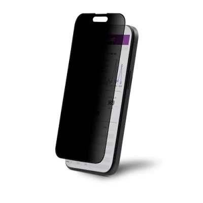 Abbildung von StarTech.com 4 Wege Blickschutzfilter für iPhone 15 Pro, Hoch /Querformat, Touch, 60 Sicht, Handy Panzerglas Sichtschutz
