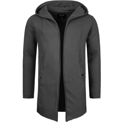 Abbildung von Indicode Jeans Brekstad Sweatjacke, Herren, Größe: Small, Charcoal mix