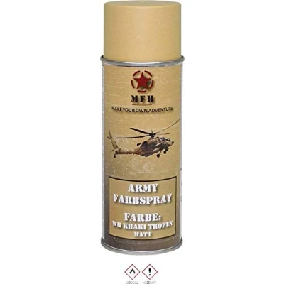 Abbildung von MFH Farbspray, Army, matt, 400 ml (WH Khaki Tropen)