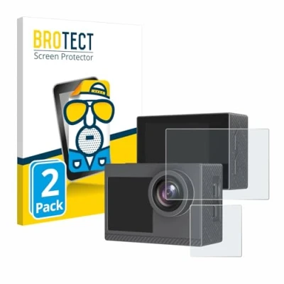 Abbildung von BROTECT Entspiegelungs Schutzfolie für Akaso Brave 4 Pro (2 Stück) Matte Displayschutz Folie, Anti Reflex, Fingerprint