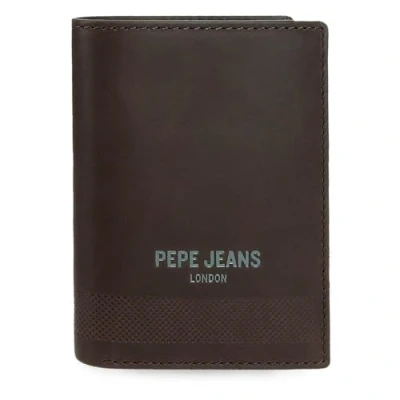 Abbildung von Pepe Jeans Deep Vertikale Geldbörse mit brauner Geldbörse, 8,5 x 11,5 1 cm, Leder von Joumma Bags, braun, Talla única,