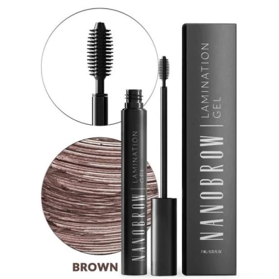 Abbildung von Nanobrow Lamination Gel Augenbrauengel Braun 7 ml