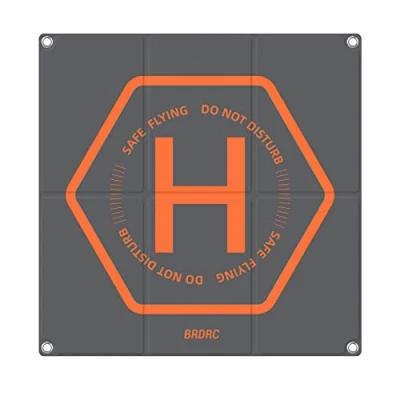Abbildung von BRDRC 50cm Drohnen Landeplatz, universal, faltbar, doppelseitig, wasserdicht, Helipad für DJI Mini 4 Pro/Mini 3 Pro/AIR 3/Mini 2/Air 2S/Mavic Pro/Spark/Holy Stone/FIMI X8SE/FPV Combo