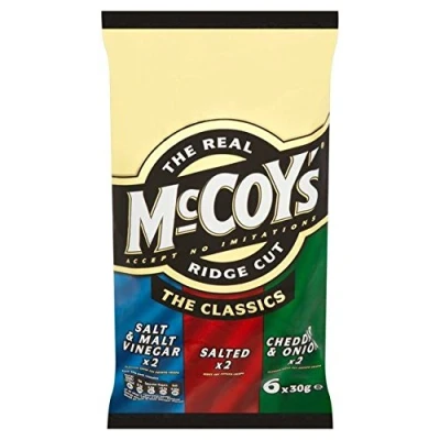 Abbildung von Mccoys Grat Geschnitten Chips Vielzahl 30G X 6 Pro Packung