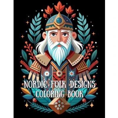 Abbildung von Nordic Folk Designs Coloring Book: Scandinavian / For All Ages Stress Relief And Relaxation