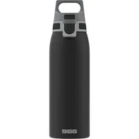 Abbildung von SIGG Edelstahl Trinkflasche Shield ONE Black Für Kohlensäurehaltige Getränke Geeignet Auslaufsicher Federleicht BPA frei Schwarz 1L