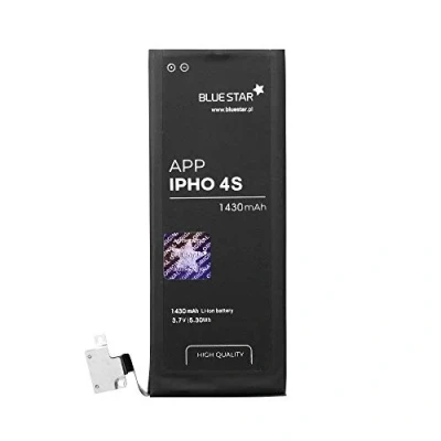Abbildung von Bluestar Akku Ersatz kompatibel mit iPhone 4S 1430 mAh Austausch Batterie Handy Accu APN 616 0580