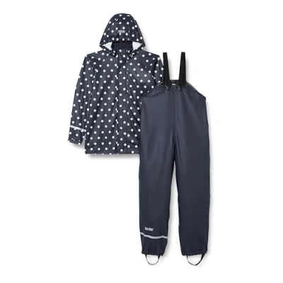 Abbildung von CareTec Baby und Kinder Regenjacke Regenhose im Set, Dark Navy (778), 104