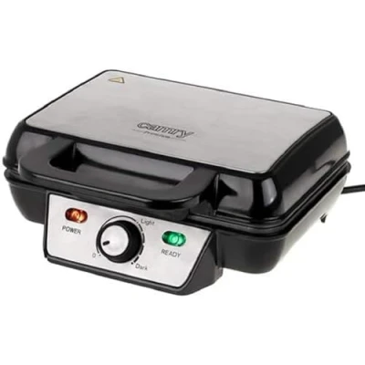 Abbildung von Camry Waffeleisen CR 3046, 1600,00 W, für 2 Waffeln, 1600 Waffel Maker, antihaftbeschichtet