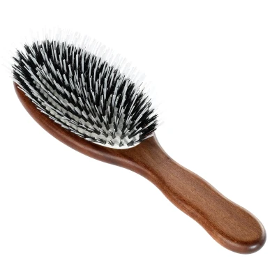 Abbildung von Acca Kappa Hair Extension Kotibé Wood Oval Brush with Boar Bristle and Nylon Monofile
