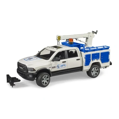 Abbildung von Bruder RAM 2500 Service Truck mit Rundumleuchte 1:16