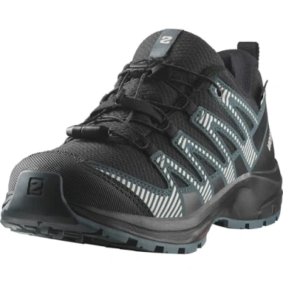 Abbildung von Salomon XA PRO V8 WP Unisex Hikingschuh für Kinder, Größe: 34, Black/phantom/dark slate Textil/synthetik
